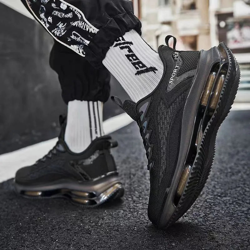 Bequemer, orthopädisch Belüftungs-Sneaker mit doppeltem Luftkissen