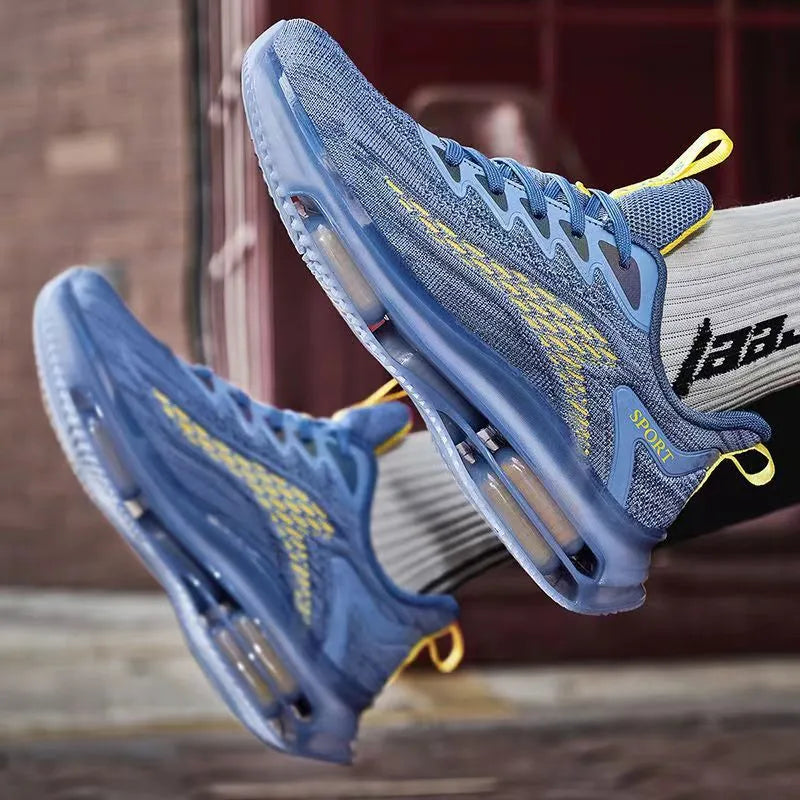 Bequemer, orthopädisch Belüftungs-Sneaker mit doppeltem Luftkissen
