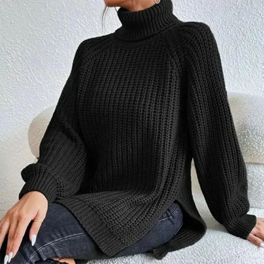 Noria | Damen Winter Warme Pullover | Rollkragen