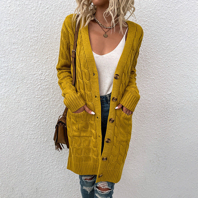 Lässige Strickjacke
