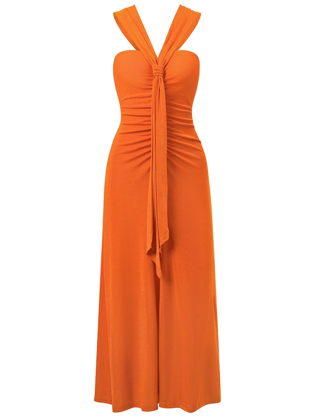 Trägerloses Plissee-Midikleid im Vintage-Stil