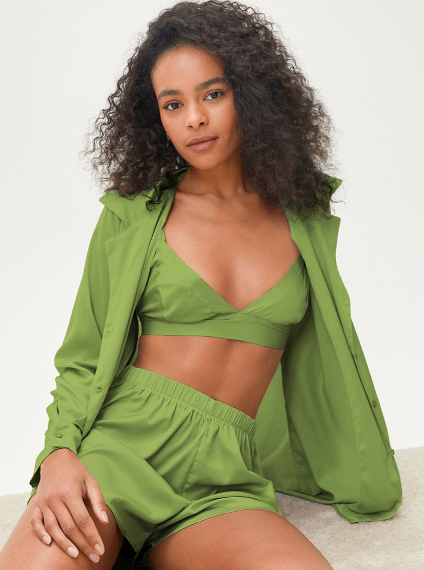 Drei Sets Elegantes Sommernachtwäsche für Damen