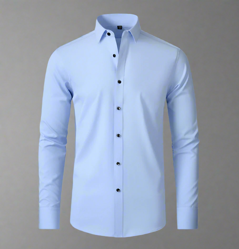 Herren Businesshemd Slim Fit Bügelfrei Baumwolle – Rendano