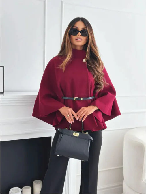 Damen-Wollmantel mit tailliertem Schnitt für Winter – Sophia