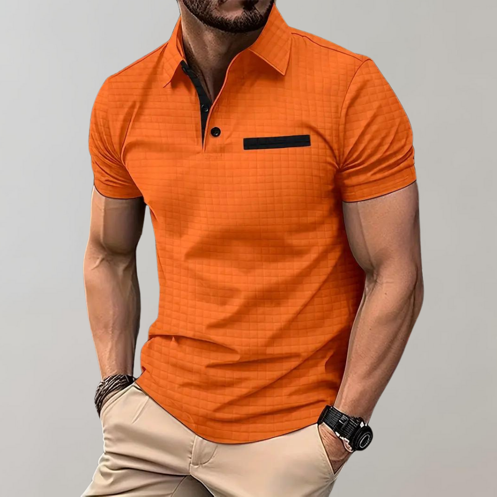 Klassisches Herren Polohemd mit Komfortschnitt – Veltano