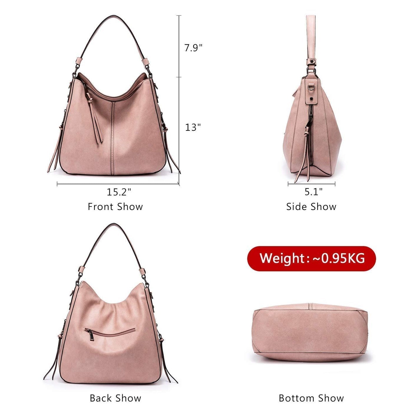Freya | Elegante Leder-Einkaufstasche mit großem Fassungsvermögen