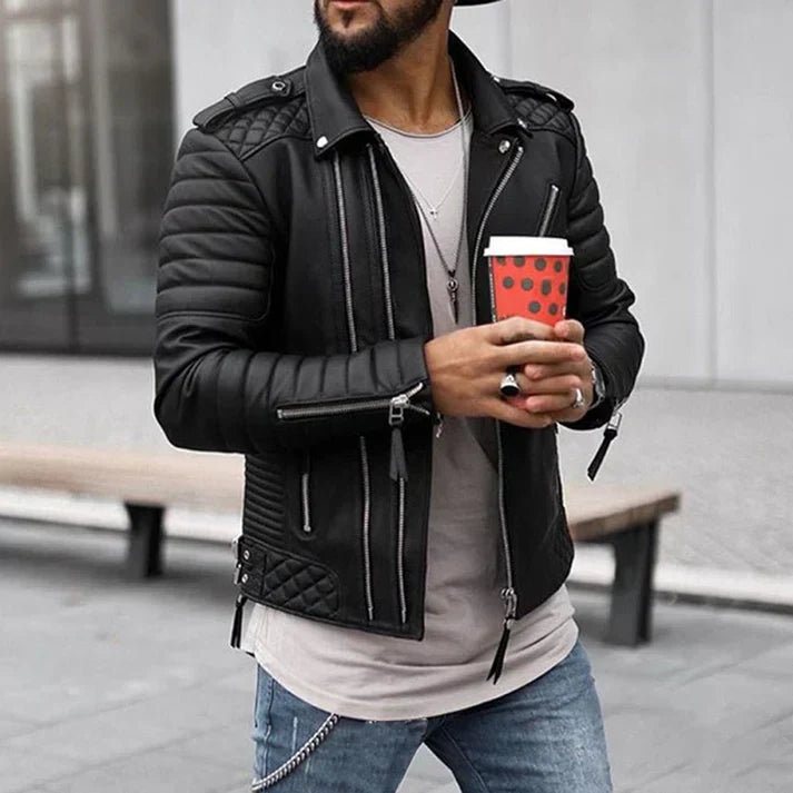 Herren Designer Lederjacke