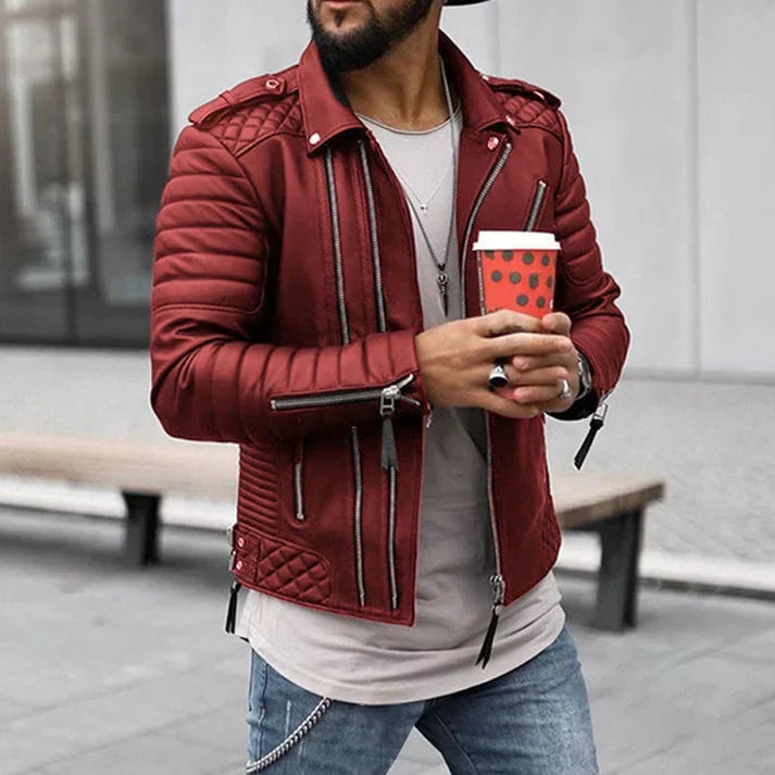 Herren Designer Lederjacke