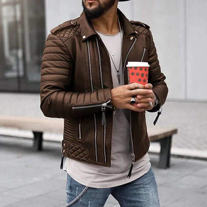 Herren Designer Lederjacke