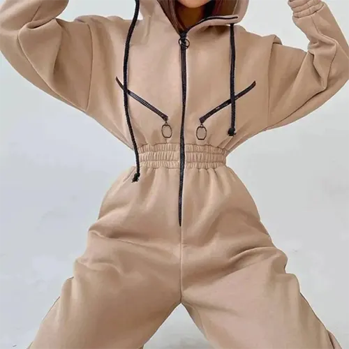 Salenzia | Damen Winter Jumpsuit | Warme