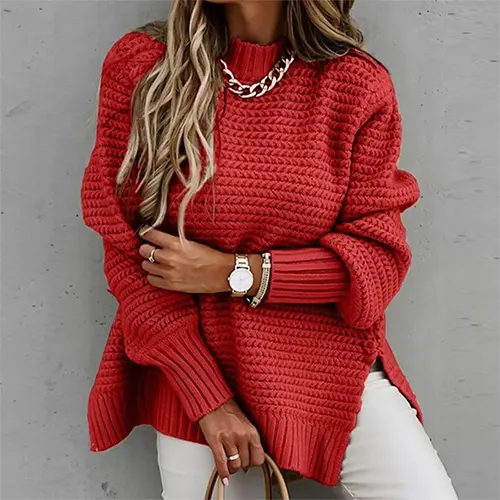 Milarin | Damen Strick Pullover | Langarm