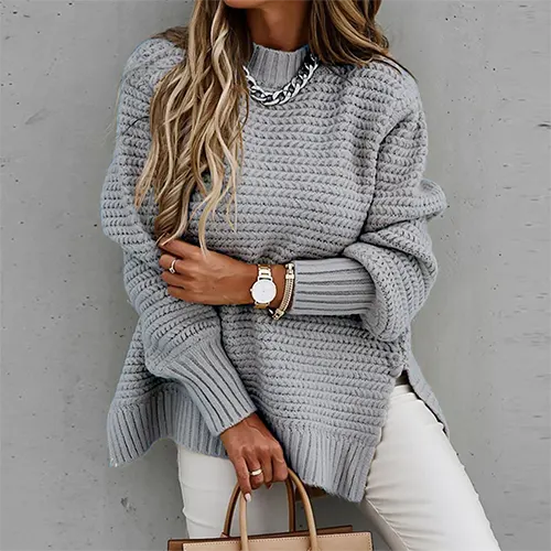 Milarin | Damen Strick Pullover | Langarm