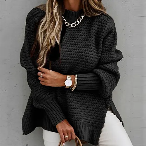 Milarin | Damen Strick Pullover | Langarm