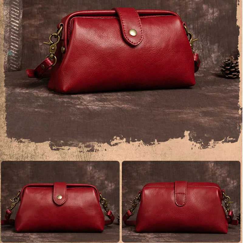 Lotte™ - Neue handgemachte Retro-Tasche