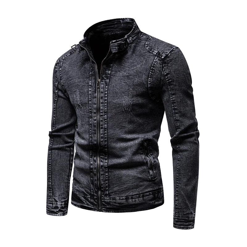 Gunther™ | Retro Slim-Fit Jeansjacke