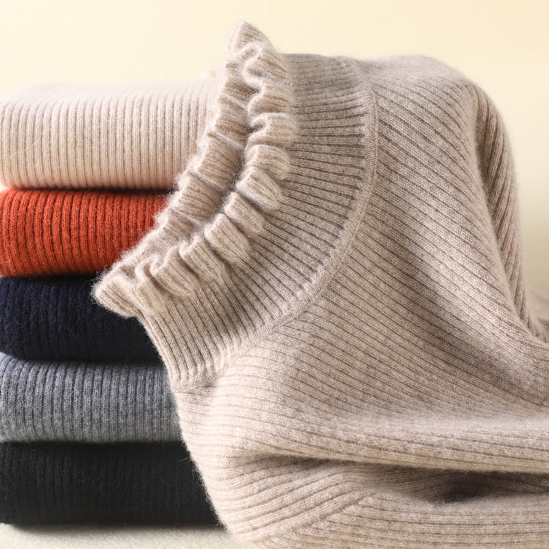 Serafima | Rollkragenpullover Aus Kaschmir