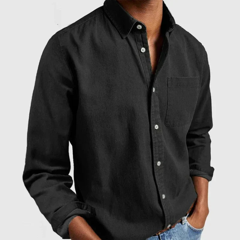 Casual Hemd Herren Atmungsaktiv Bequem Alltag – Renoro