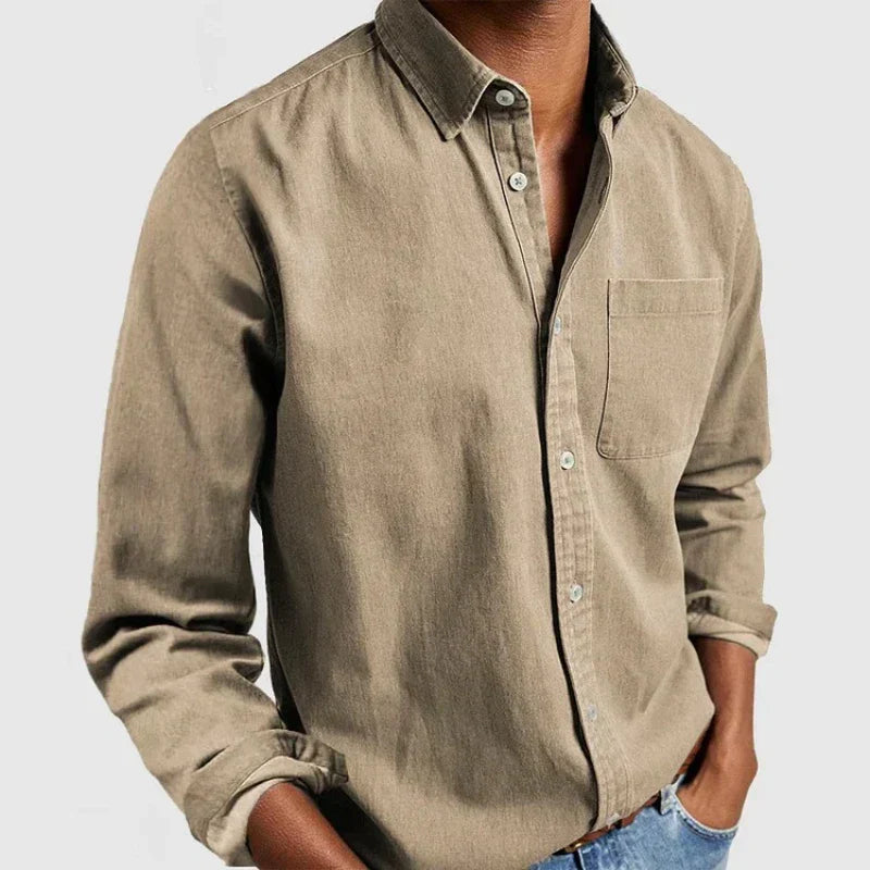 Casual Hemd Herren Atmungsaktiv Bequem Alltag – Renoro