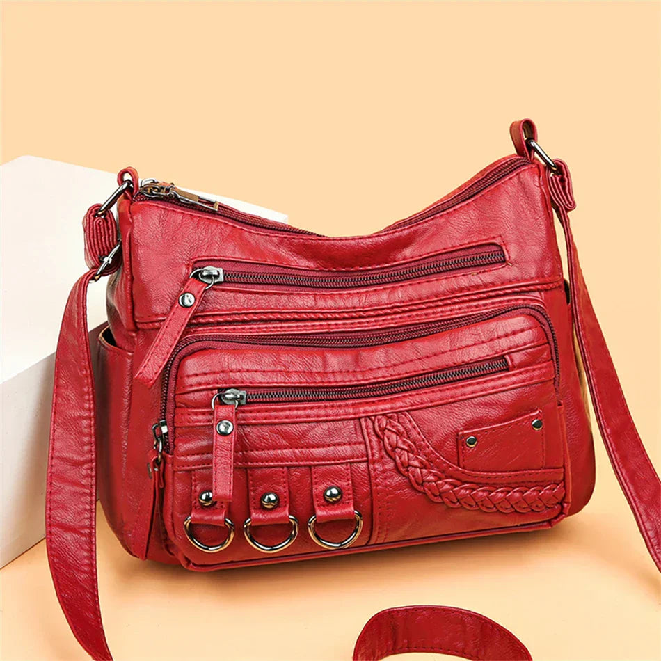 Harper™ - Stilvolle Handtaschen aus veganem Leder im Vintage-Stil