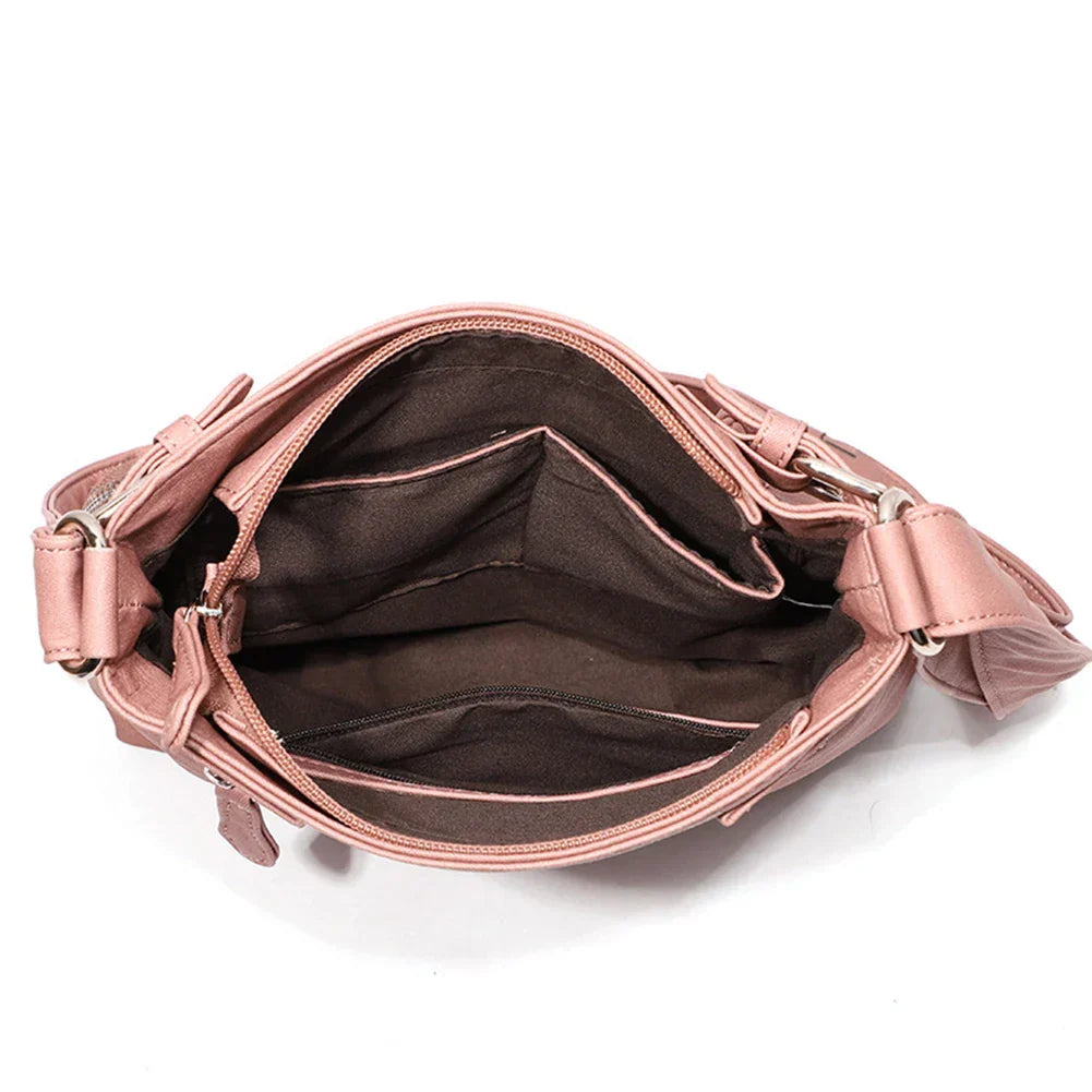 Aria™ – Umhängetasche aus weichem Leder mit mehreren Taschen