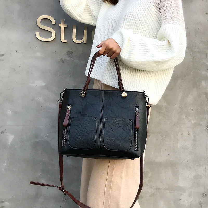 Frieda™ - Umhängetasche im Vintage-Stil