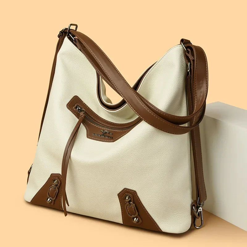 Charlene™ | Elegante Multi-Pocket-Tasche aus Leder