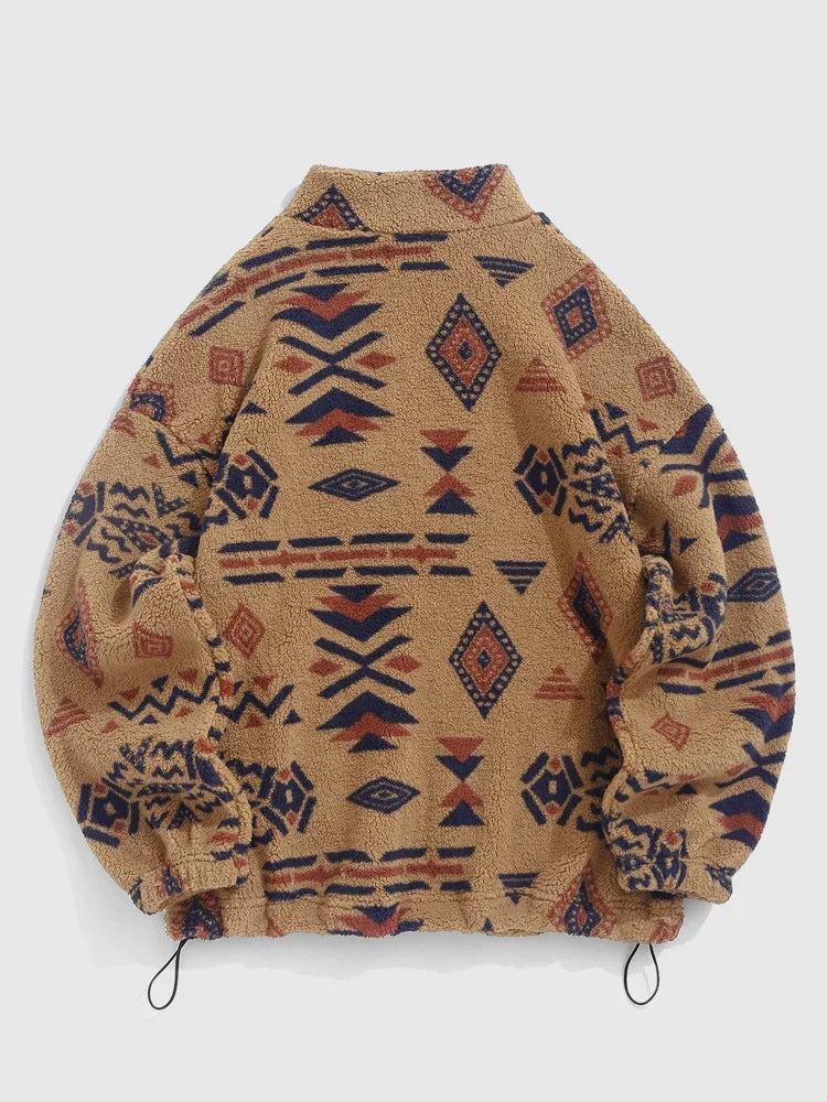 Briseis | Pullover mit ethnischem Druck für Frauen