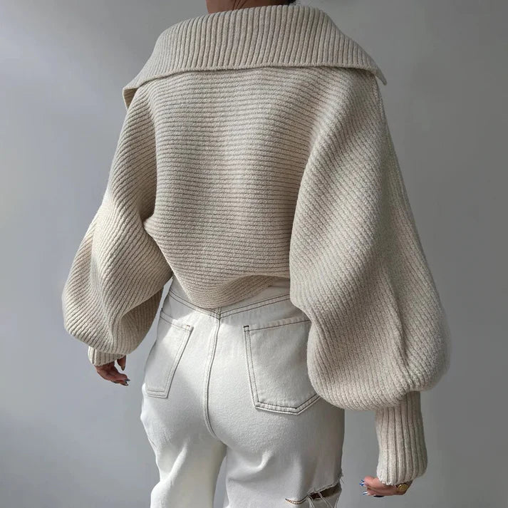 Oversize Gemütlicher Strickpullover für Damen