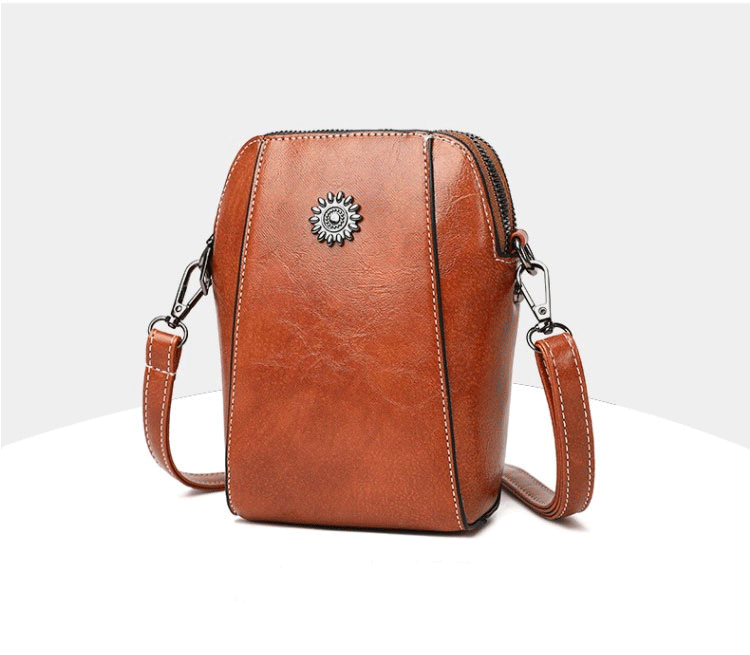 Vera™ - Stilvolle Mini-Umhängetasche aus weichem Leder