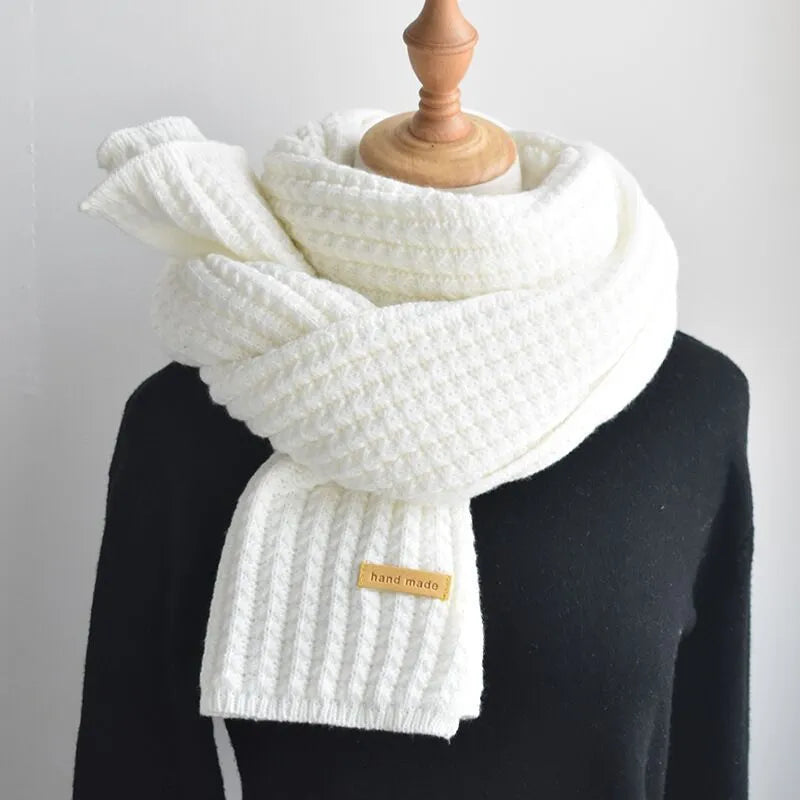 Wollschal Damen warm handgemacht für Herbst & Winter – Elira