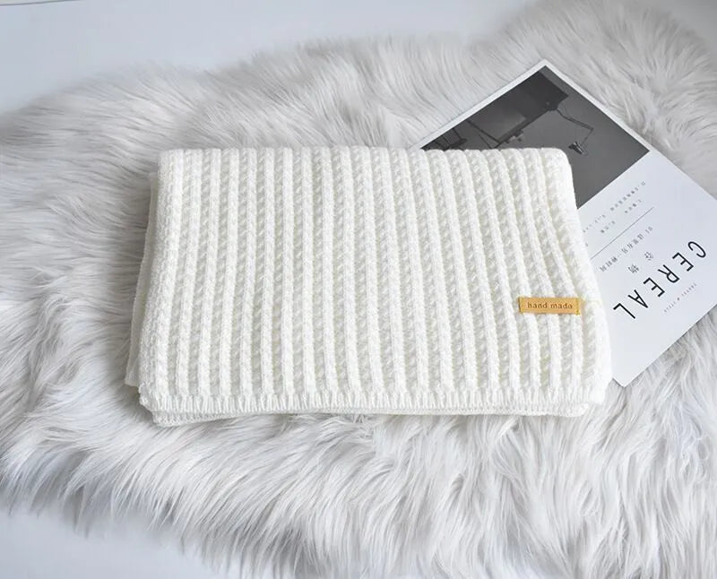 Wollschal Damen warm handgemacht für Herbst & Winter – Elira