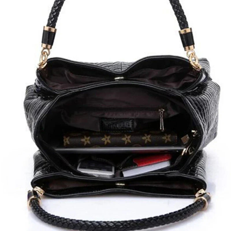 Tessa™ - Stilvolle Handtasche mit Krokodilmuster
