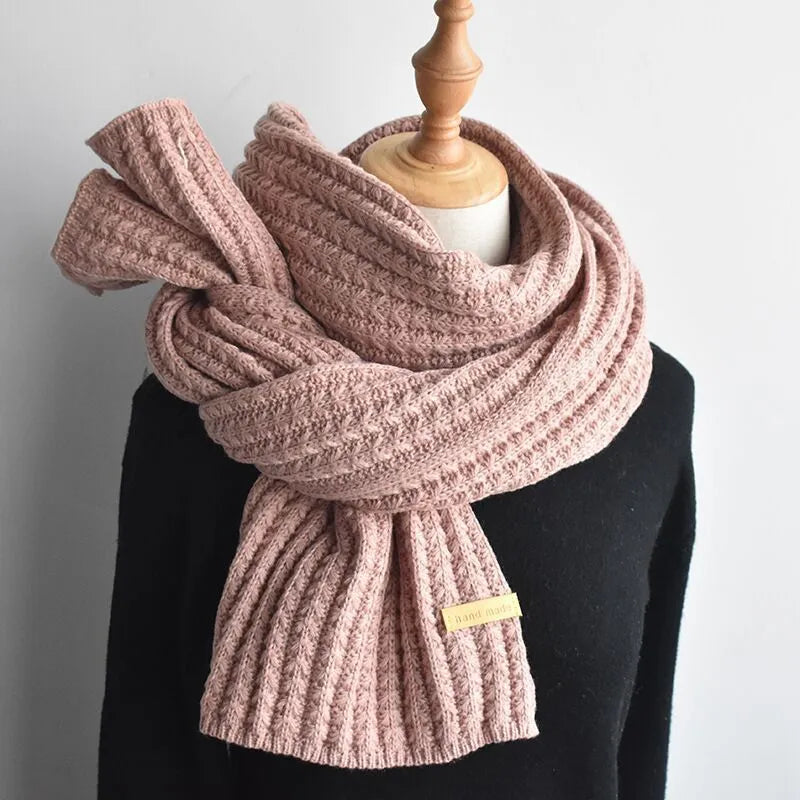 Wollschal Damen warm handgemacht für Herbst & Winter – Elira