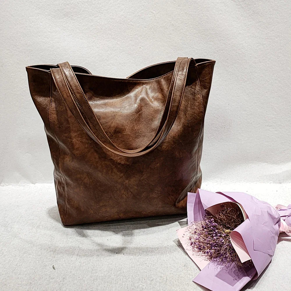 Inga™ | Vintage Patchwork-Tasche aus Leder