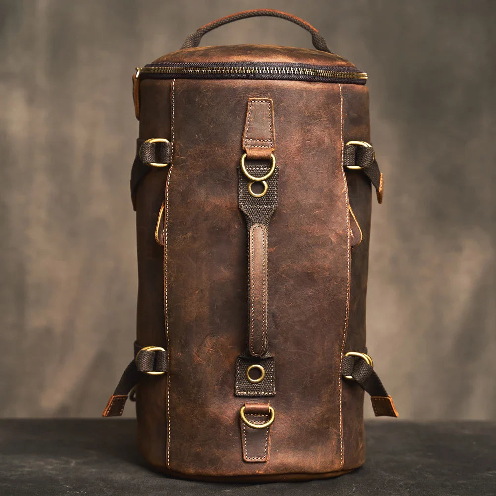 Rocco™ | Vintage-Abenteuer Zylinder-Rucksack