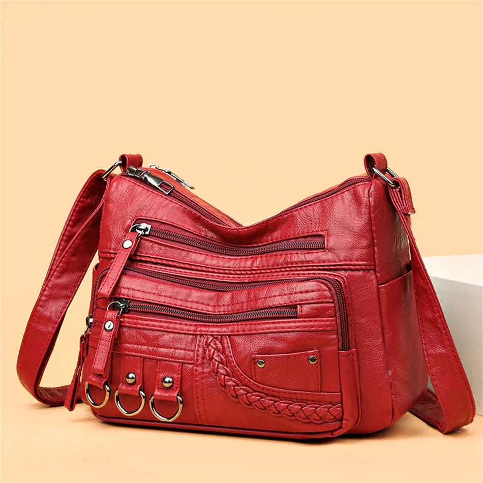 Harper™ - Stilvolle Handtaschen aus veganem Leder im Vintage-Stil