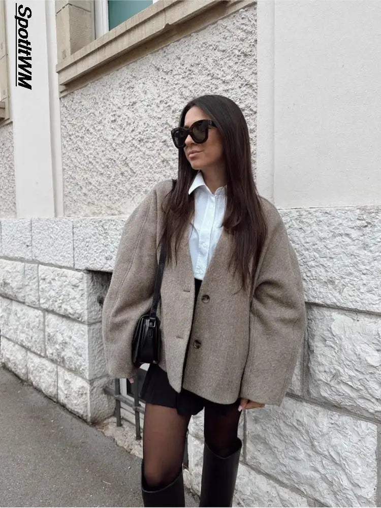 Isabelle™ - Designer Blazer Mantel