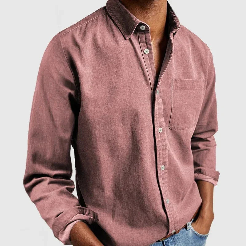 Casual Hemd Herren Atmungsaktiv Bequem Alltag – Renoro