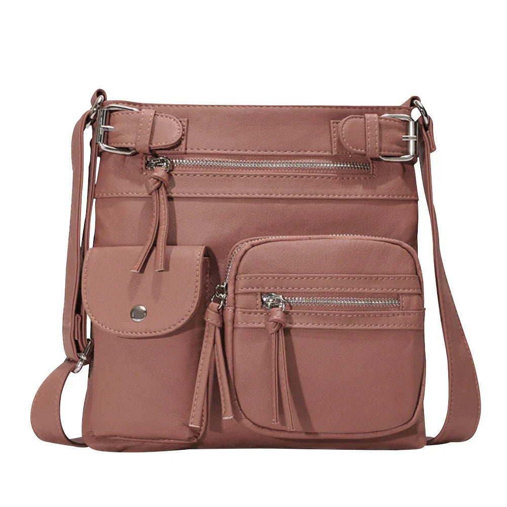 Aria™ – Umhängetasche aus weichem Leder mit mehreren Taschen