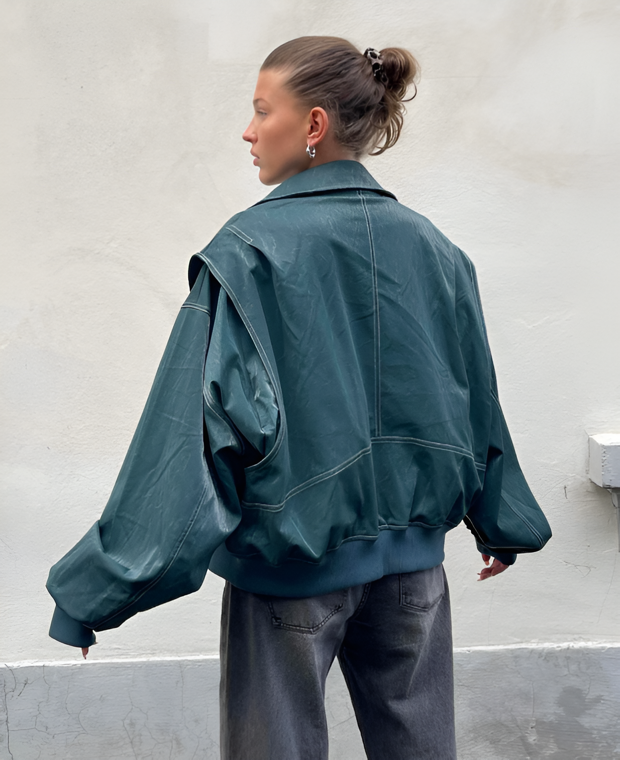 Moderne Bomberjacke mit Reißverschluss