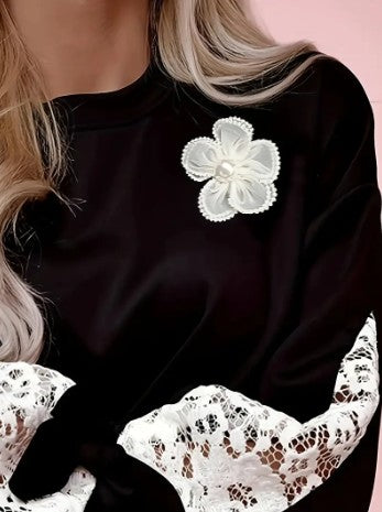 Stylische Bluse mit floralem Muster