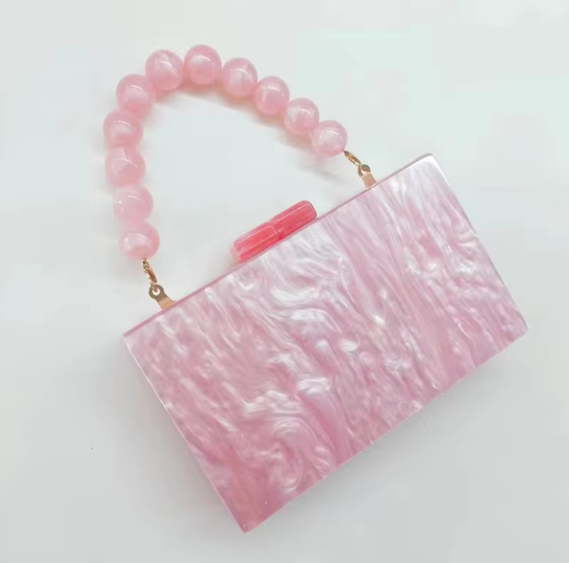 Elegante Acryl-Box-Tasche Für Frauen