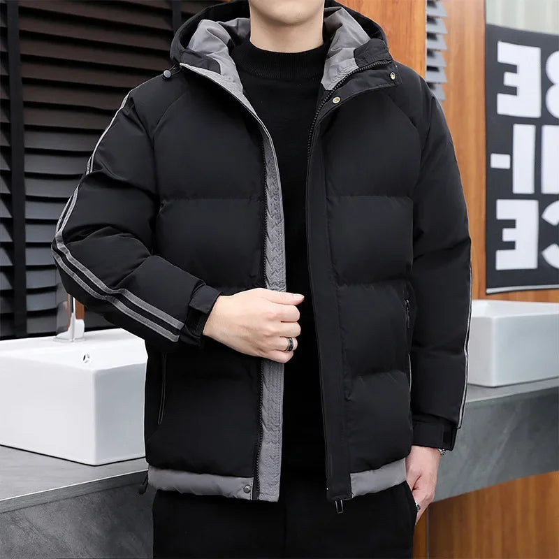 Winterjacke in Übergröße für Männer