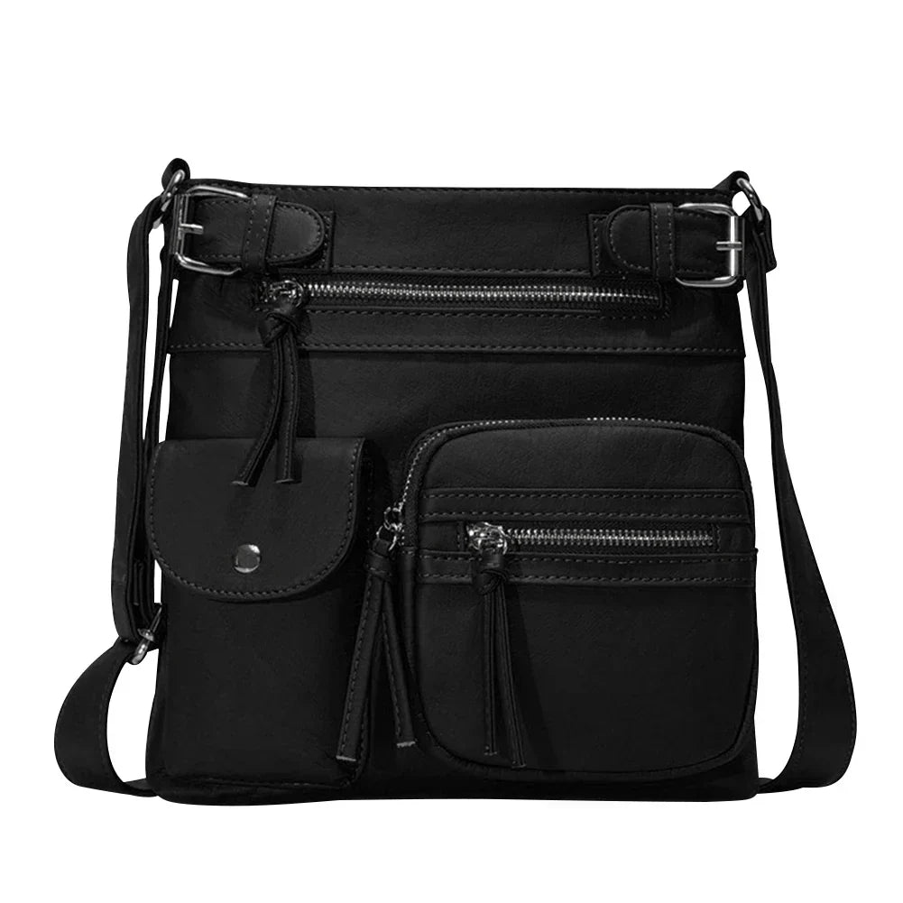Aria™ – Umhängetasche aus weichem Leder mit mehreren Taschen