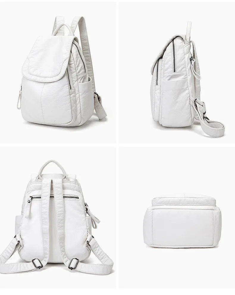 Helga™ | Rucksack aus gewaschenem Leder