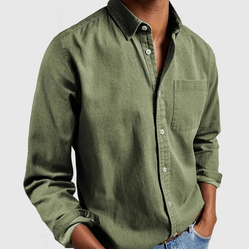 Casual Hemd Herren Atmungsaktiv Bequem Alltag – Renoro