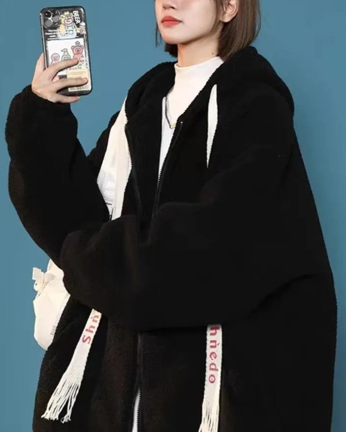 Warme Fleecejacke mit Reißverschluss – Sophie