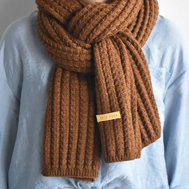 Wollschal Damen warm handgemacht für Herbst & Winter – Elira