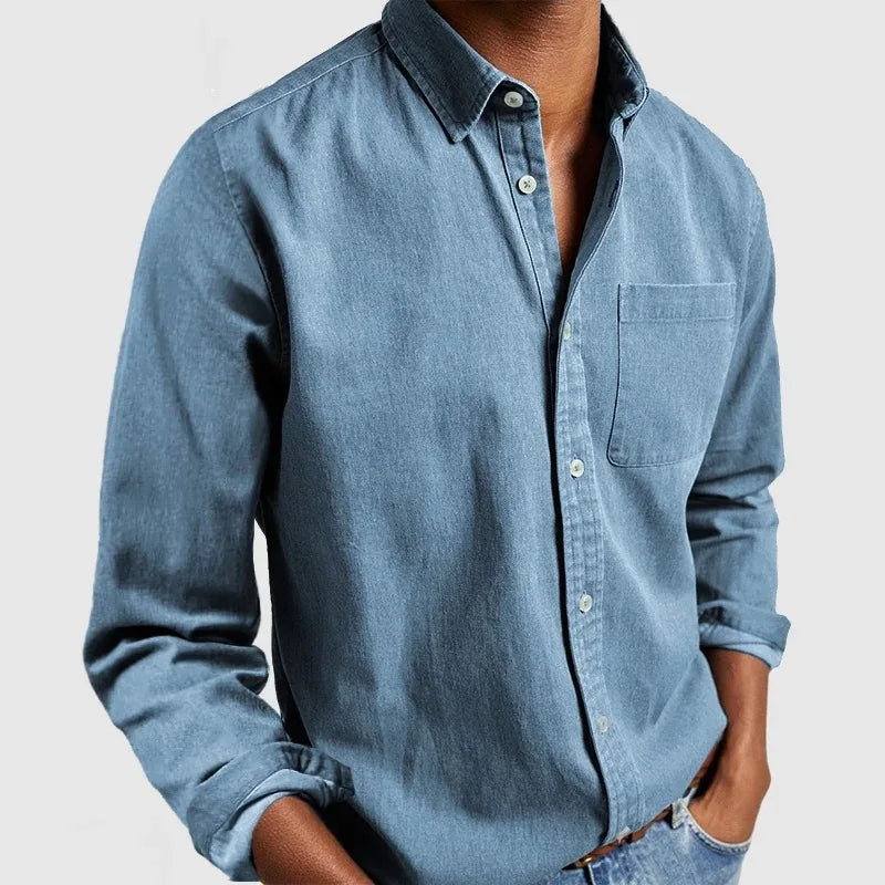 Casual Hemd Herren Atmungsaktiv Bequem Alltag – Renoro