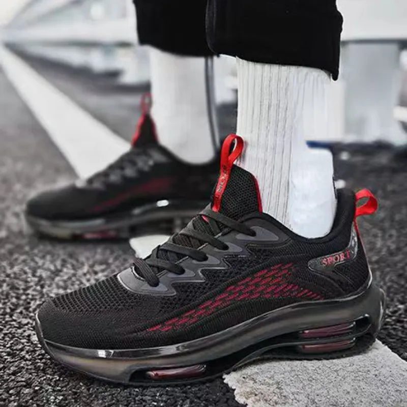 Bequemer, orthopädisch Belüftungs-Sneaker mit doppeltem Luftkissen